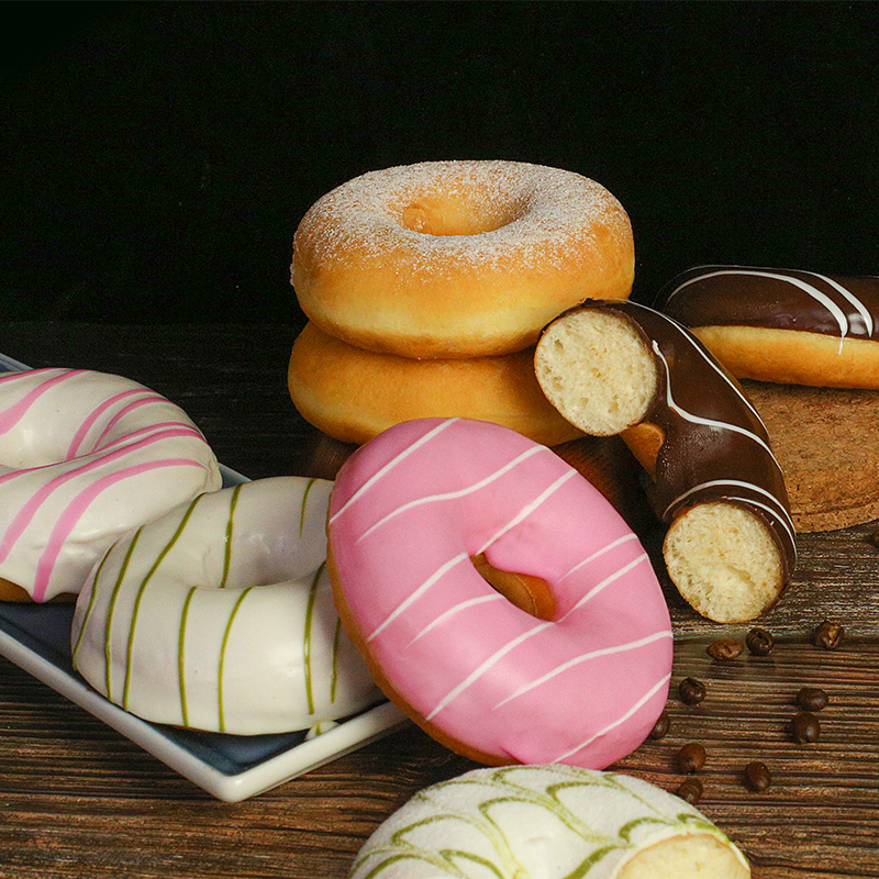 Quick-Frozen 50g Original Donut (Contains Powdered Sugar)