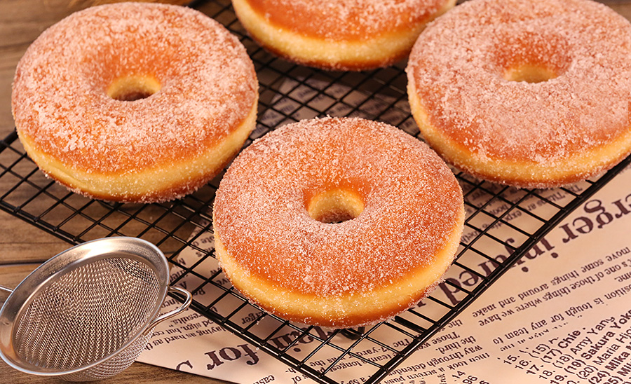 Quick-Frozen 50g Original Donut (Contains Powdered Sugar)