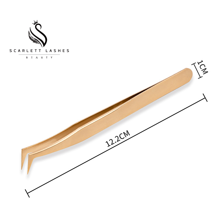 Lash Extension Curved Tweezers