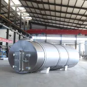 Three-cubic horizontal low-temperature storage tank