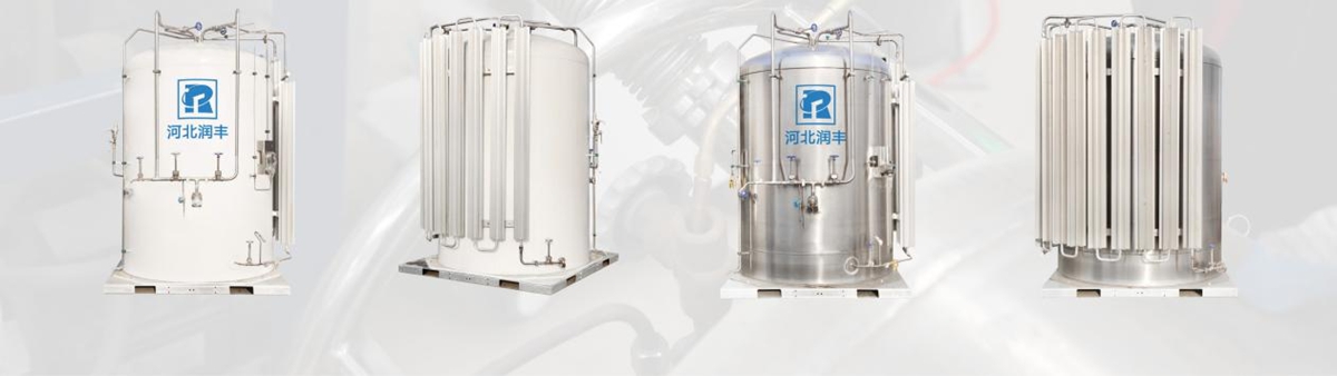 CE standard low-temperature storage tank 3-5m³ Miniature bulk liquid nitrogen storage tank