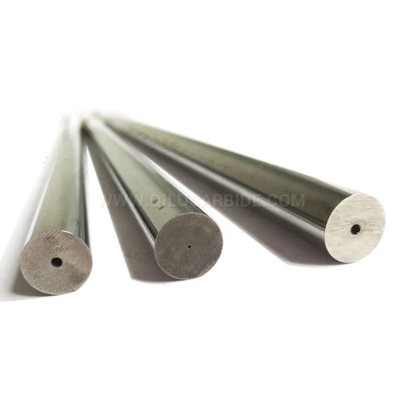 Tungsten Carbide Rods with Single or Double Coolant Holes
