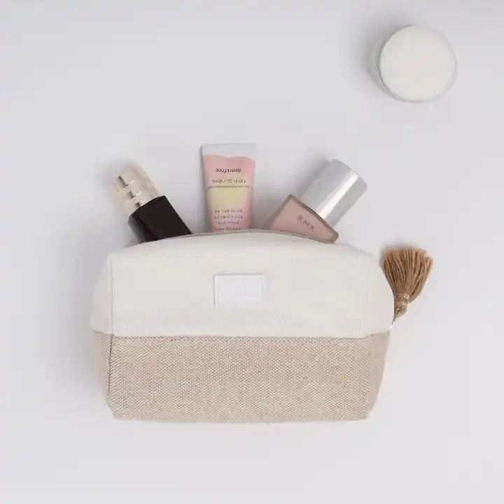 organic cotton cosmetic bag