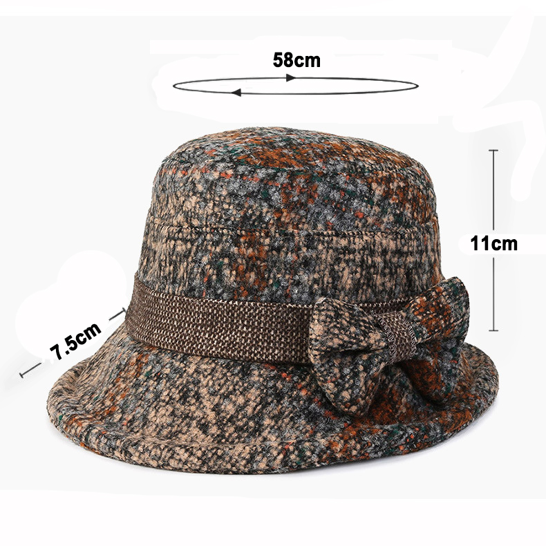 Middle aged and elderly female bucket hat