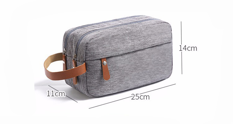 handle cosmetic bag for men