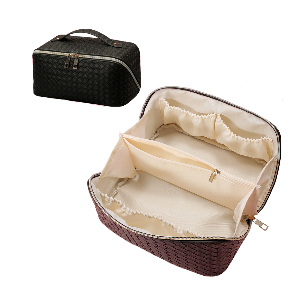 large capacity multi-functional cosmetic bag