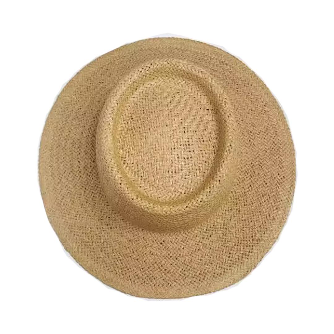 flat top wide brim straw hats