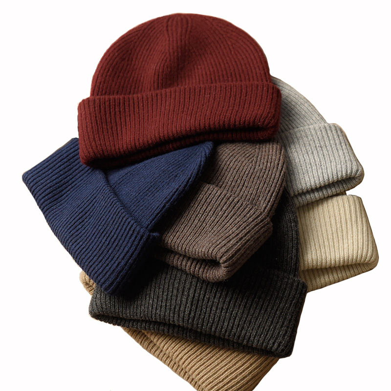 keep warm knitted beanie hats