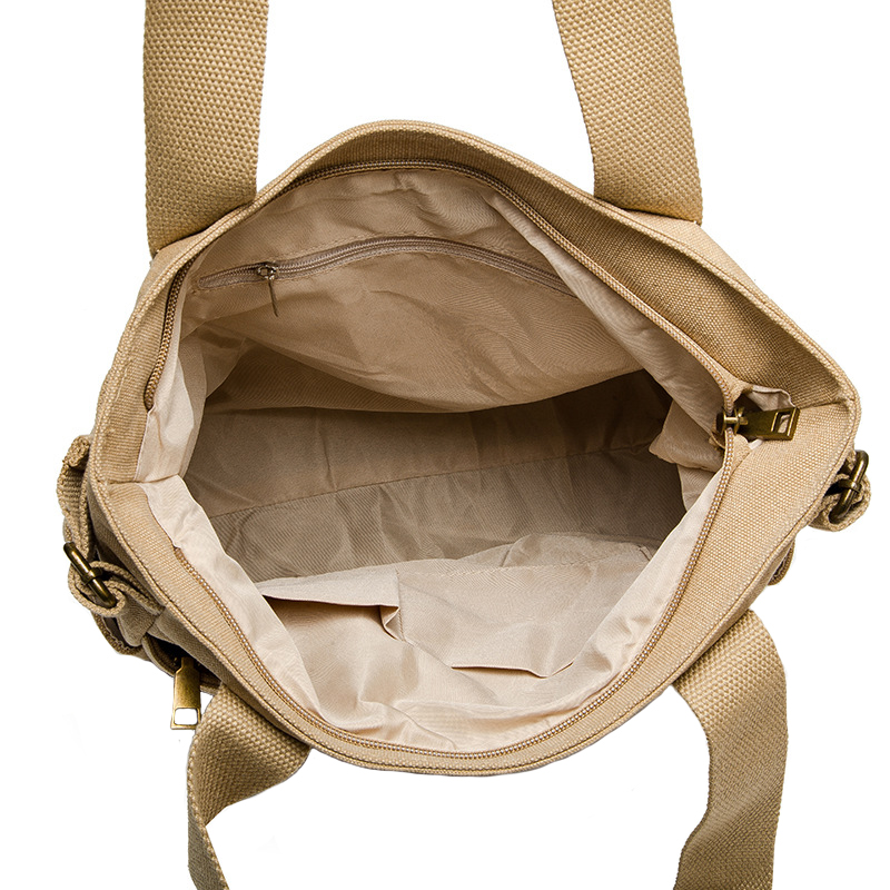 student single-shoulder canvas bag