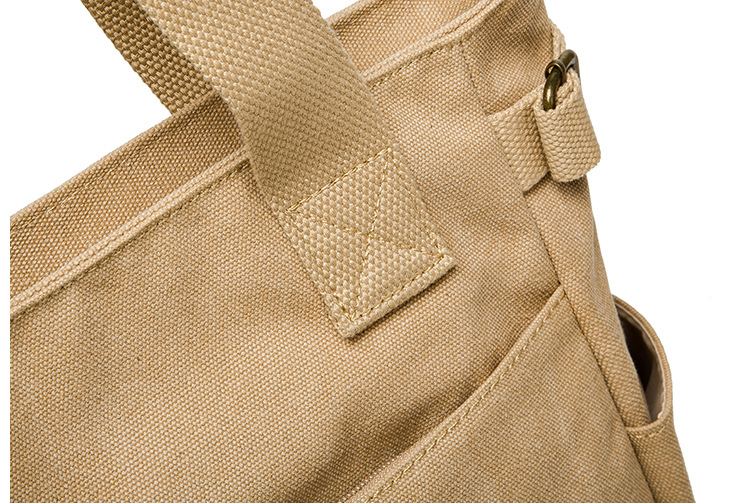 student single-shoulder canvas bag