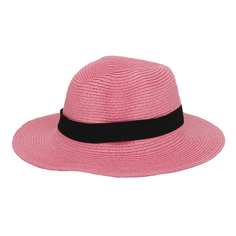 foldable wide brim Panama straw hat