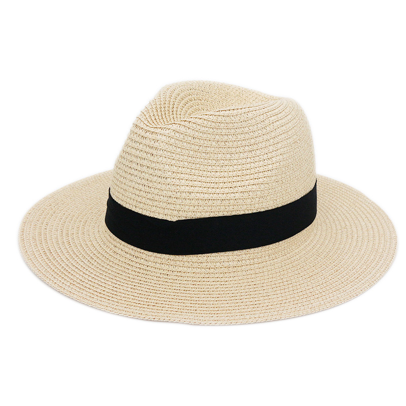 foldable wide brim Panama straw hat