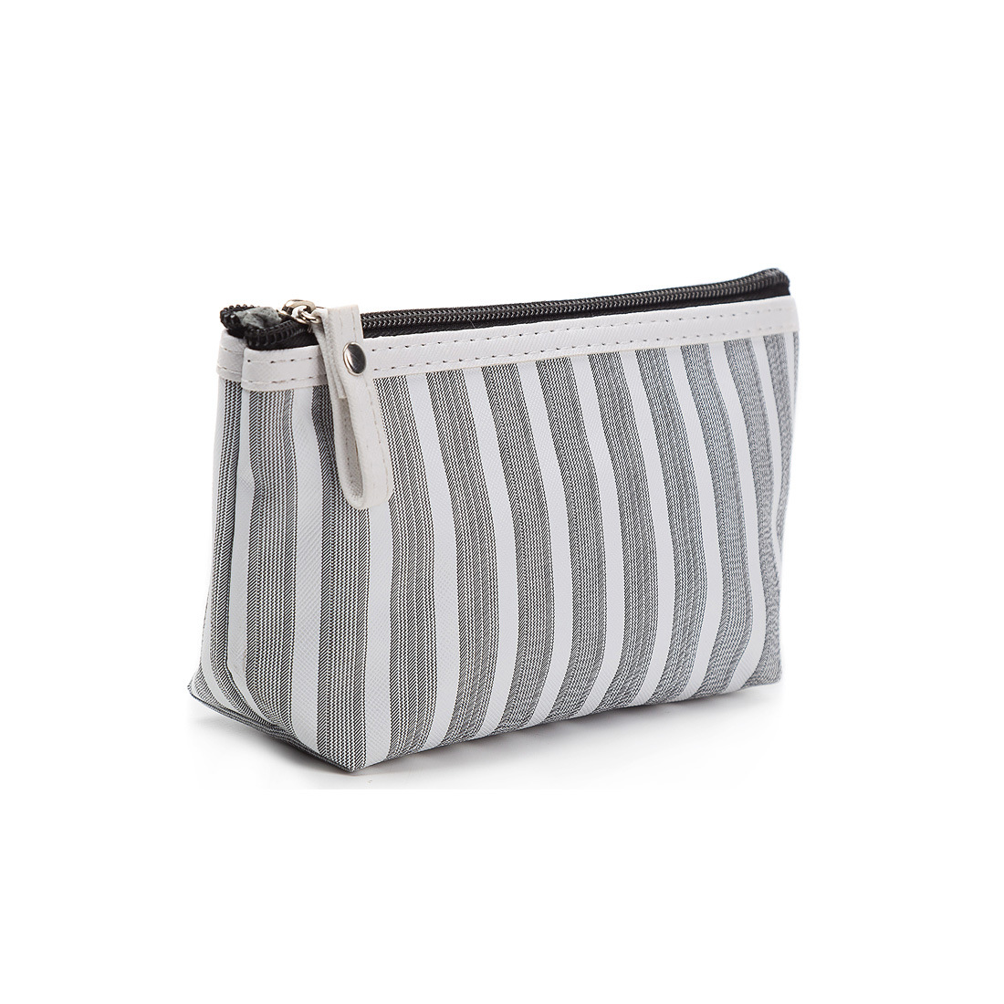 striped waterproof washing cosmetic bag