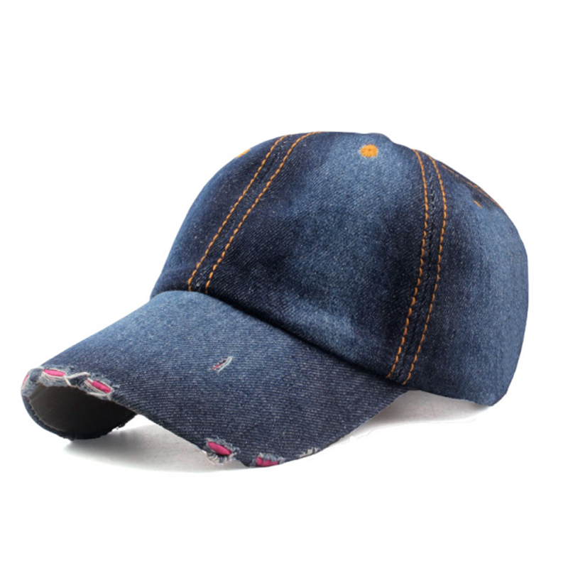 fashion denim baseball hat