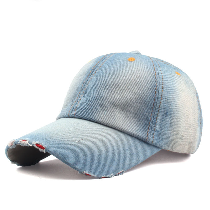 fashion denim baseball hat