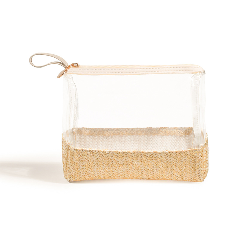 grass knitted cosmetic bags