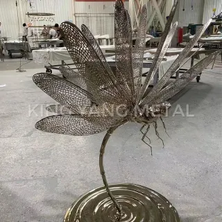 Stainless Steel Sculpture Dragonfly