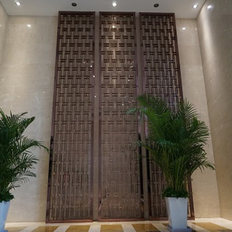 Bronze Metal Room Divider