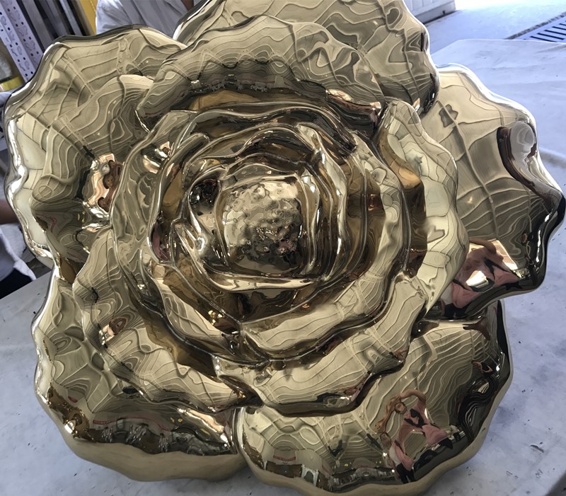 Stainless Steel Sculpture Flowers