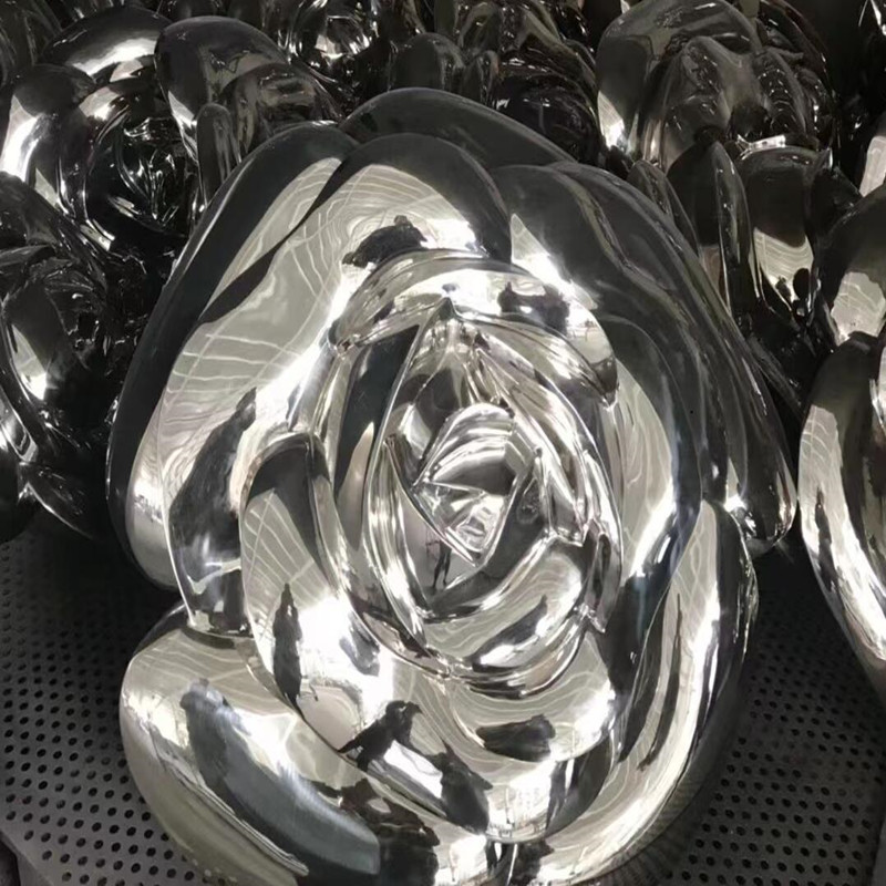 Stainless Steel Sculpture Flowers