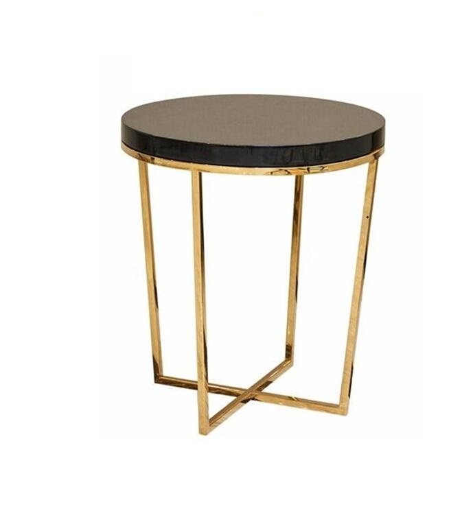 Marble-topped Stainless Steel Table