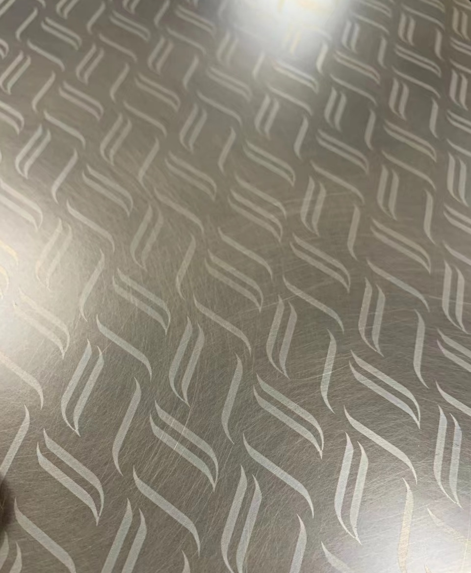 Stainless Steel Sheet with vibration Etched