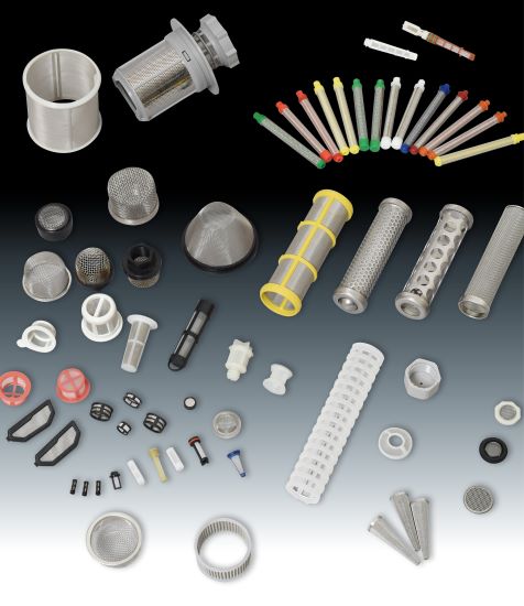 Spray Filters and Extuder Screen Parts