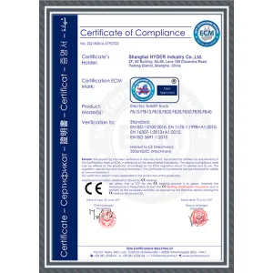 FB electric CE certificate