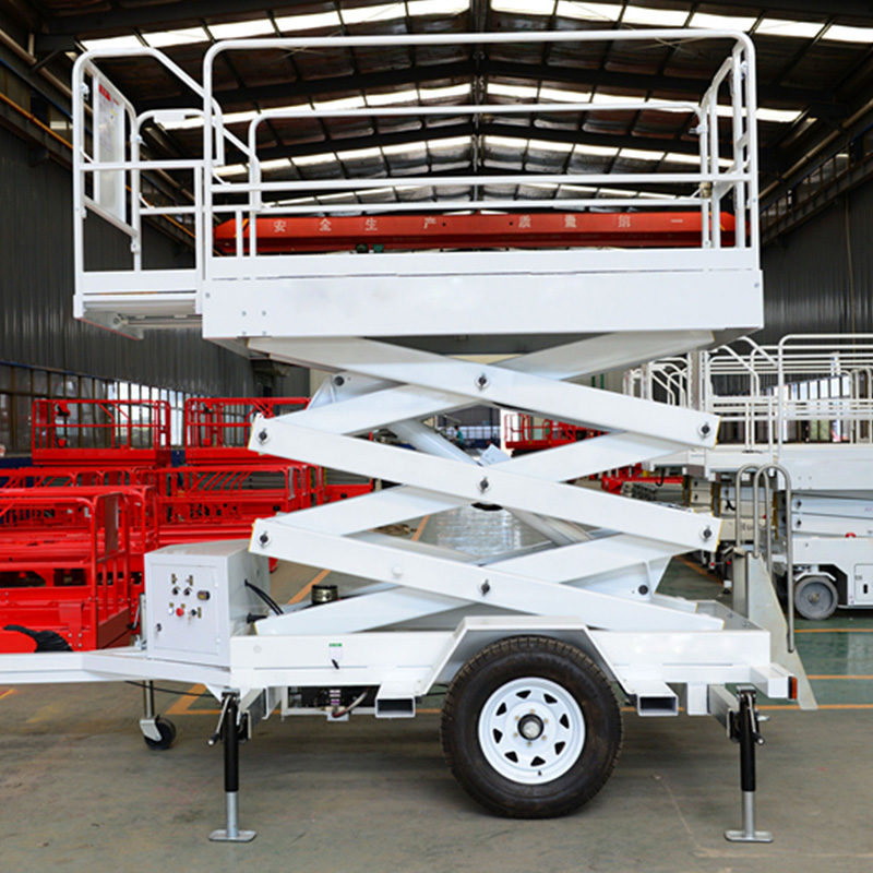 Two-wheeled Traction Mobile Lifting Platform