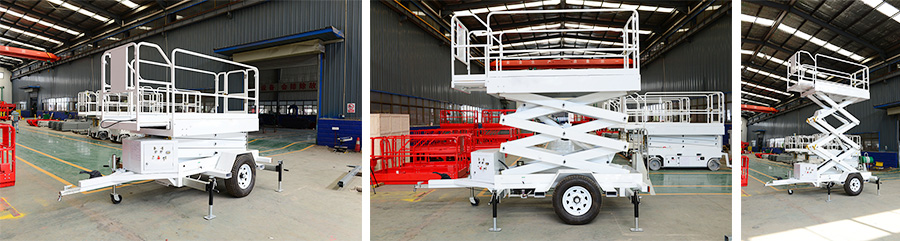 Two-wheeled Traction Mobile Lifting Platform