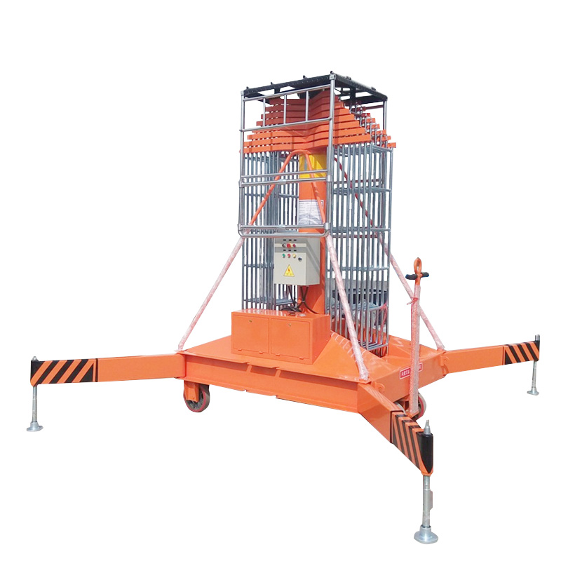 Double Body Anti Rotation Sleeve Cylinder Type Aerial Work Platform