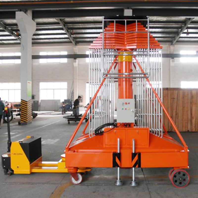 Double Body Anti Rotation Sleeve Cylinder Type Aerial Work Platform