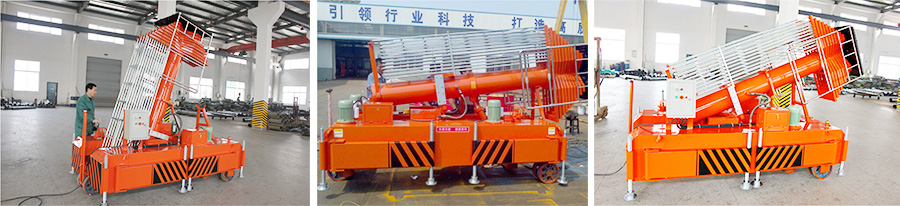 Double Body Tilting Sleeve Cylinder Aerial Work Platform