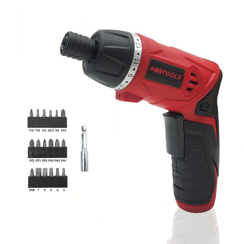 Rotatable 90 Degrees Cordless Screwdriver Set, PD026