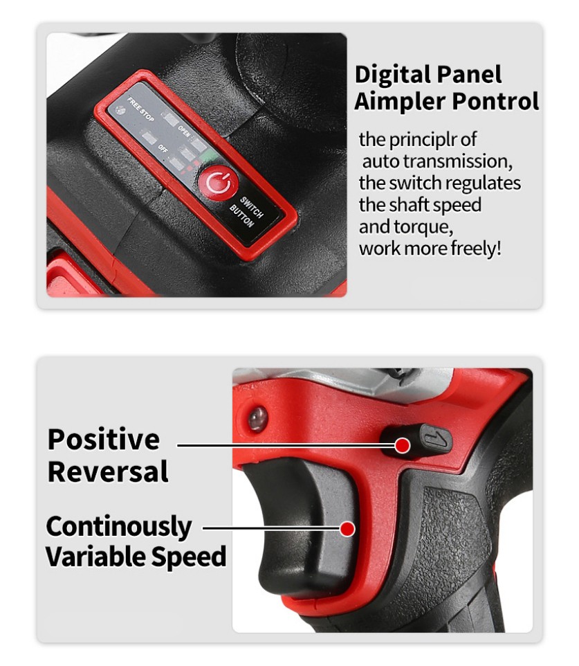 Brushless Lithium Impact Wrench, PD023