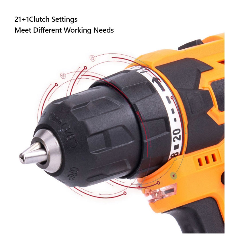 Brushless Lithium Electric Drill, PD011