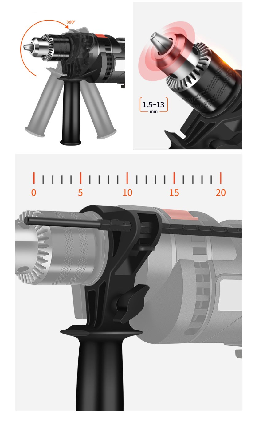 Corded Hammer Drill, PD013