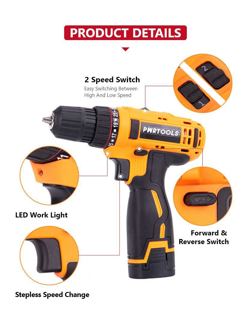 Lithium-Ion Drill, PD010