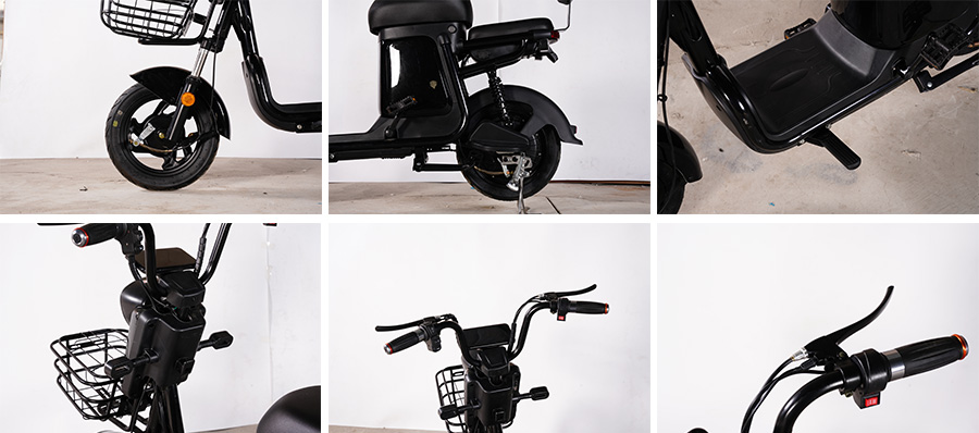 China Wholesale High Quality 48v Two Seat Adults Electric Moped Scooters