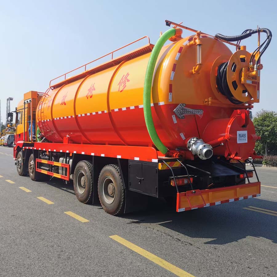 High quality 30CBM combined jetting vacuum truck