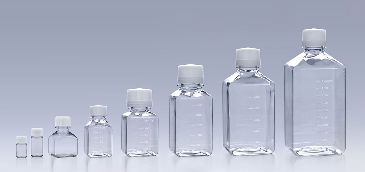 Square Media Bottle