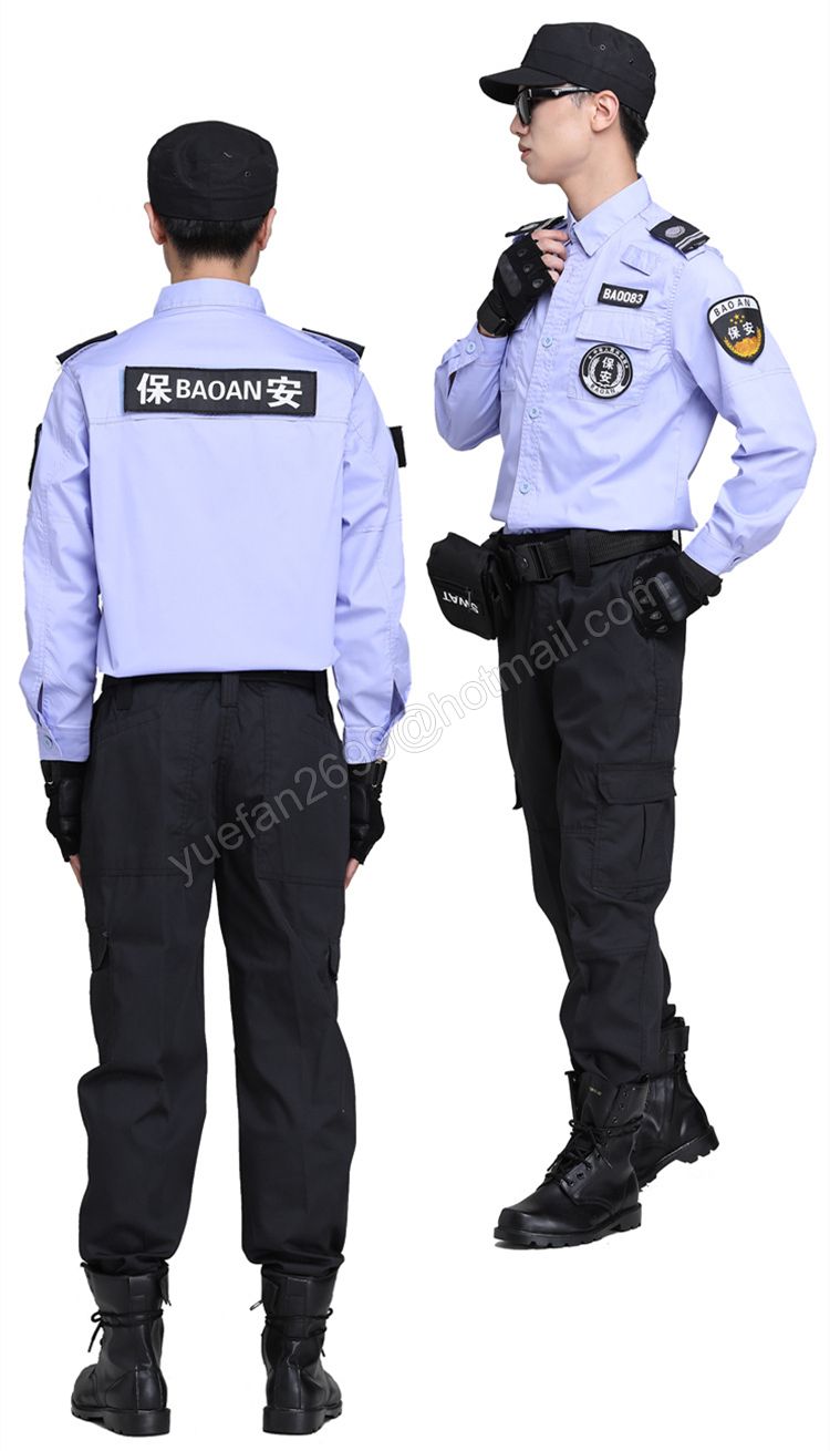 Hot Selling Customize Security Uniform Set Guard Security Guards ...