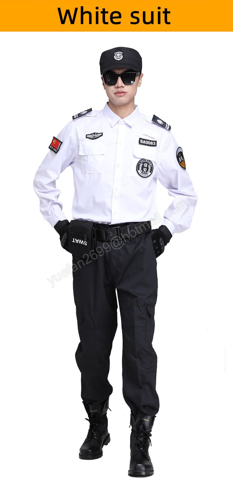 Hot Selling Customize Security Uniform Set Guard Security Guards Clothing Samples Security Guard 