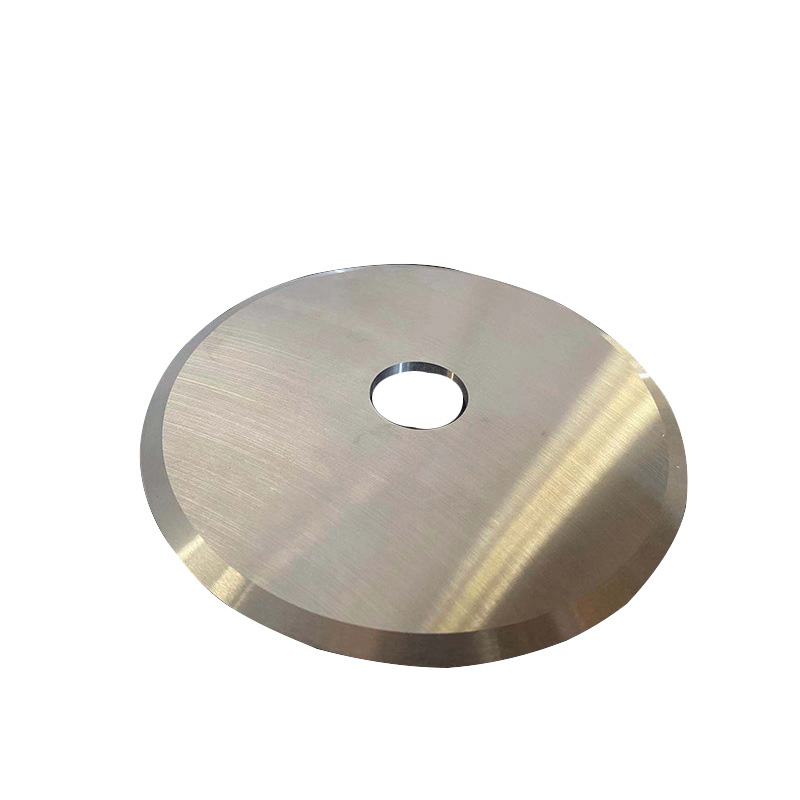 Pipe cutting round blade