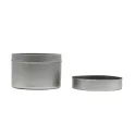 Sliver Round Candle Tin Containers