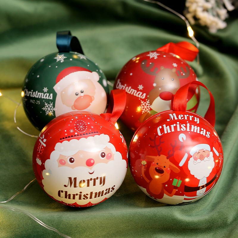 Tin Christmas Ornaments Ball