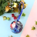 Small Christmas Gift Tin Balls Ornaments