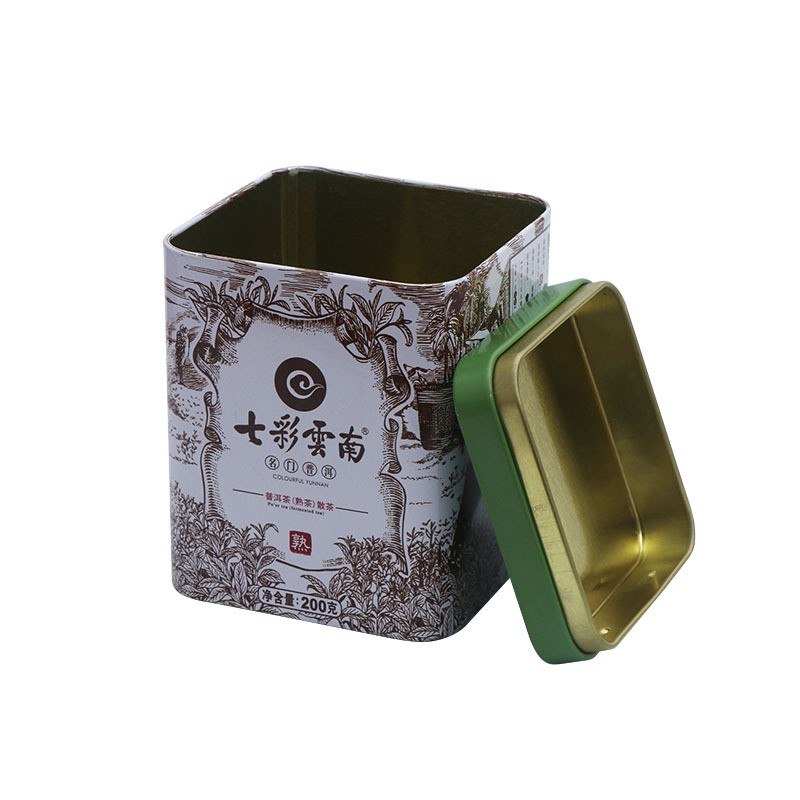 Square Tea Tins