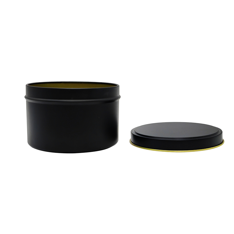 Black Candle Tins