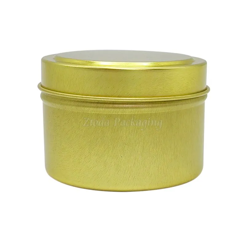 Gold Candle Tins